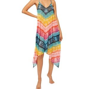 Bleu Rod Beattie Tie-Dye Dress/Swim Coverup. Size small.
